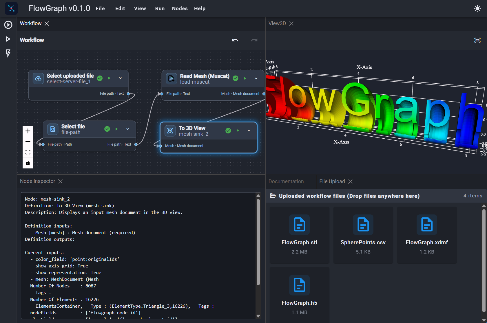 Preview of the upcoming FlowGraph Desktop application